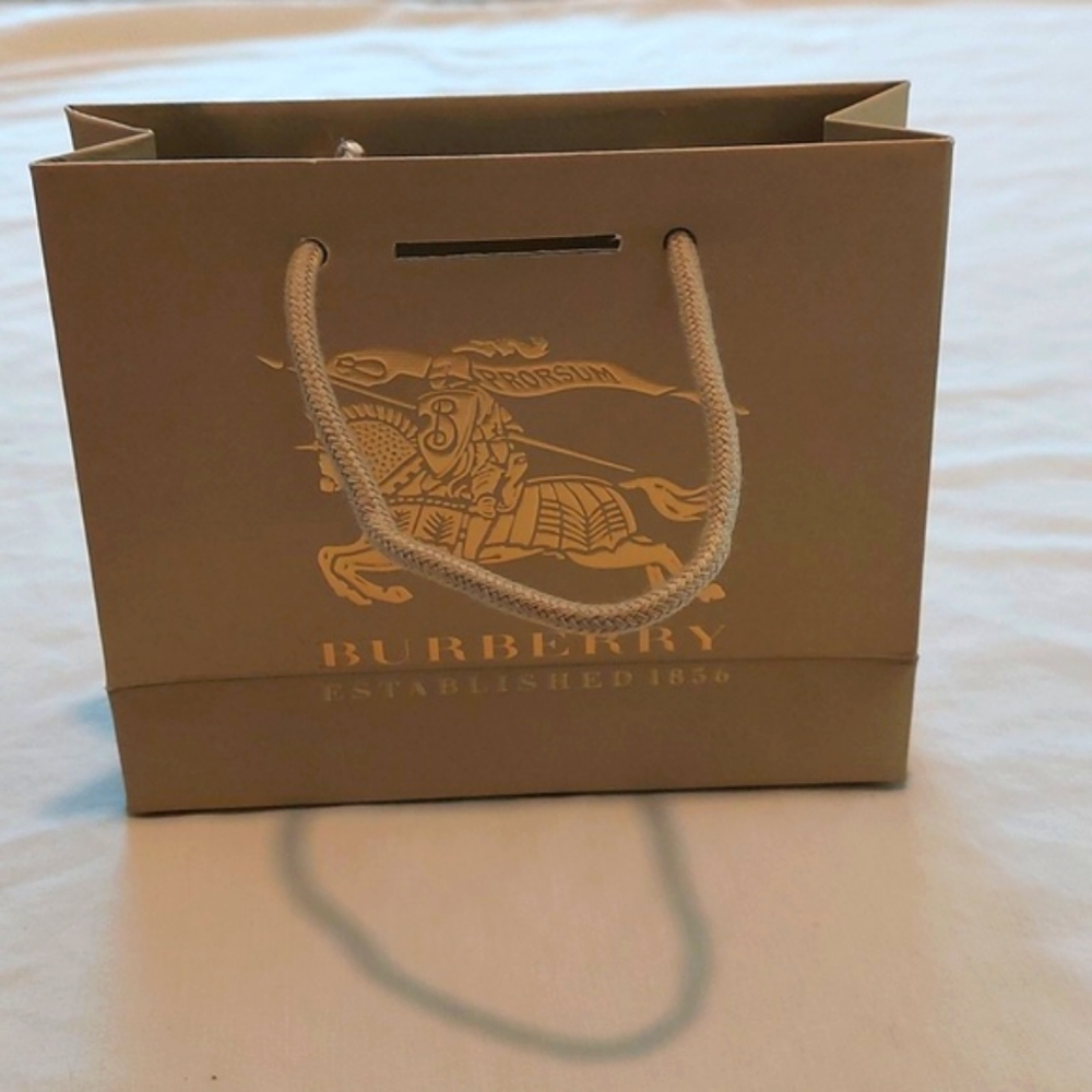 Burberry Bag .Nice Strong paper and Handle .Great Condition